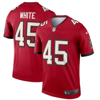 mens nike devin white red tampa bay buccaneers legend jersey